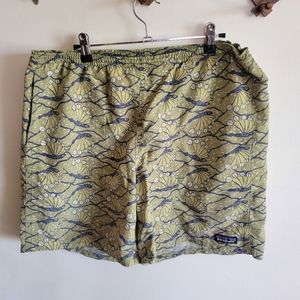 Patagonia Baggies, Green Gray, M Medium, 7 inch inseam